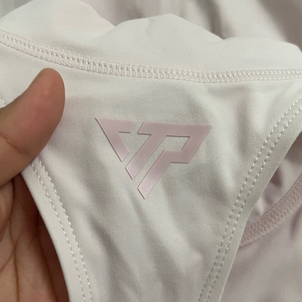 Keep that pump Pink Racerback Ruched Dress - Picture 4 of 6